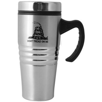 Travel Mug-Don't Tread On Me- Stainless Steel